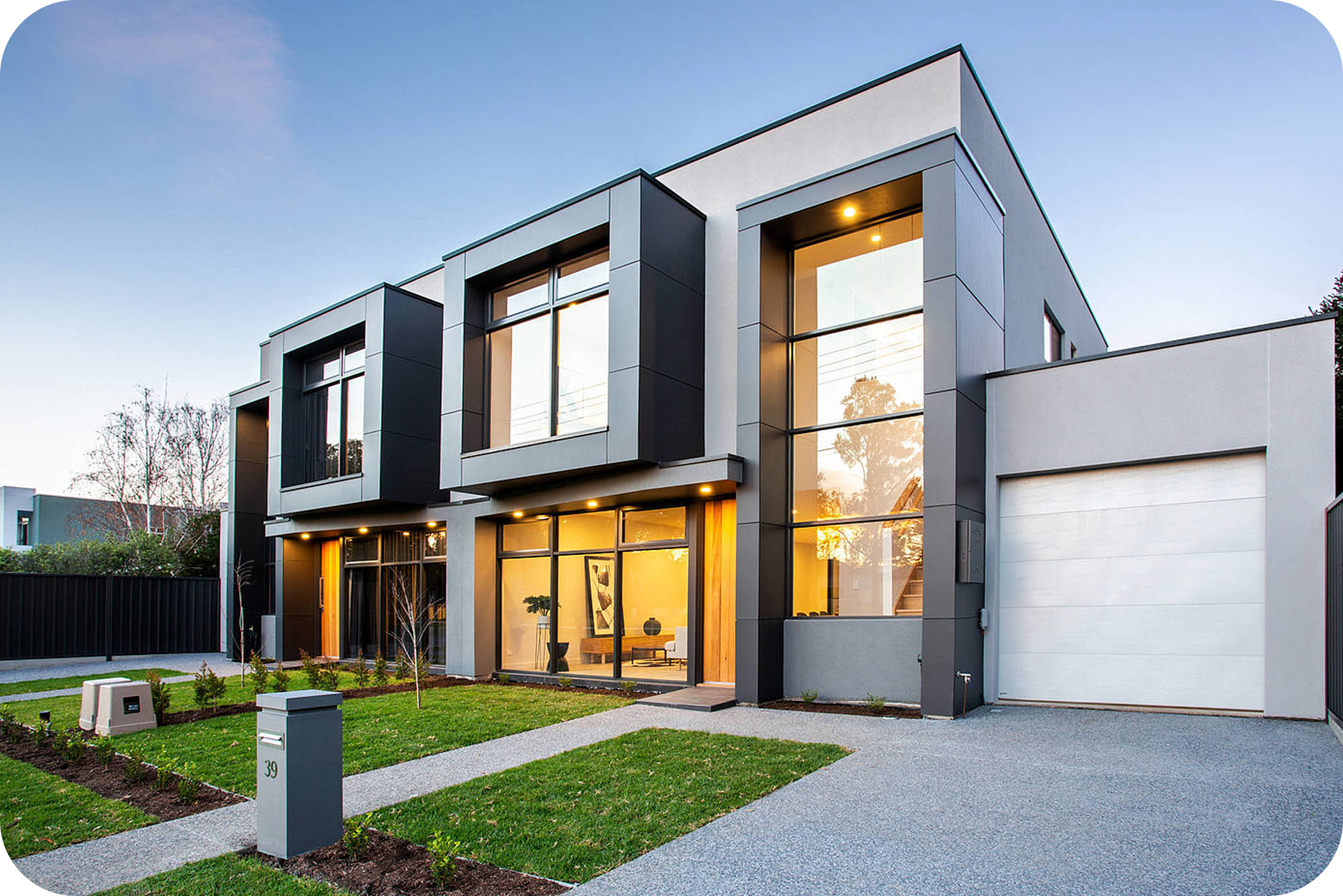 Modern house exterior
